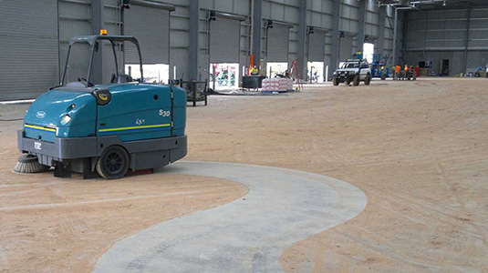 S30 Ride-On Sweeper Case Study - Sweep Scrub